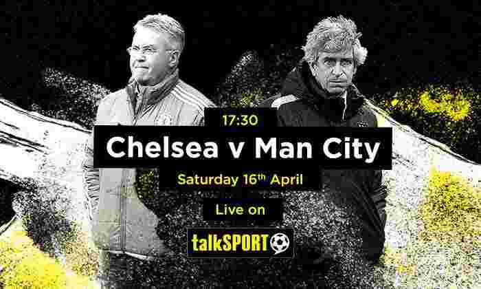 Chelsea V曼彻斯特城市直播：在谈判体的英超联赛报道，2016年4月16日星期六