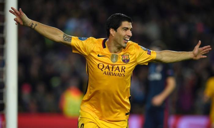 巴塞罗那2-1马德里阿特里奇：Suarez双下来十个人La Liva竞争对手冠军联赛四分之一决赛