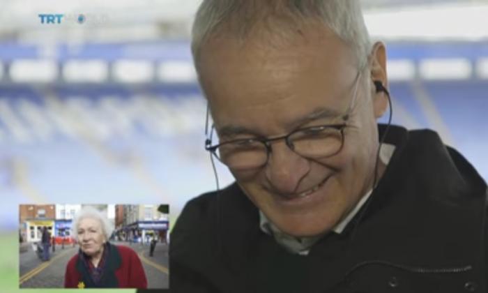 莱斯特城FC新闻：Claudio Ranieri从粉丝开始对视频的视频作出反应，表达他们对经理的爱