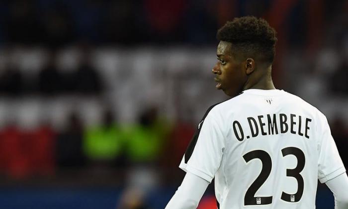 作为Borussia Dortmund的Liverpool和Tottenham放在红色警报中，为Rennes'Ousmane Dembele拒绝了1200万英镑的投标