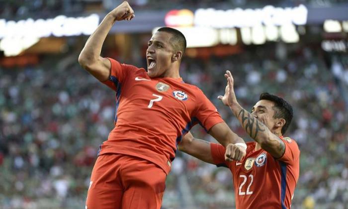手表：阿森纳的Alexis Sanchez分数为智利在Copa Americation-决赛中举办了七个墨西哥