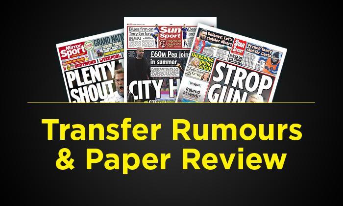 转移谣言和纸质评论 - 周一，7月4日：Man City在750万英镑的Keeper交易中，托特纳姆到荷兰明星
