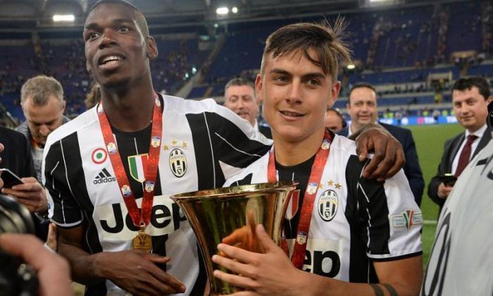 Juventus Star Paulo Dybala表示，队友Paul Pogba正在与Serie A巨人住在一起