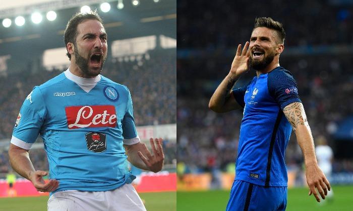 阿森纳转让新闻：Arsene Wenger提供4200万英镑的Olivier Giroud for Gonzalo Higuain？风扇反应