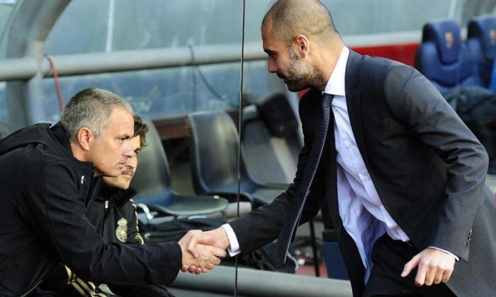 Pep Guardiola在Jose Mourinho竞争：他可以帮助我在曼彻斯特城达到另一个水平