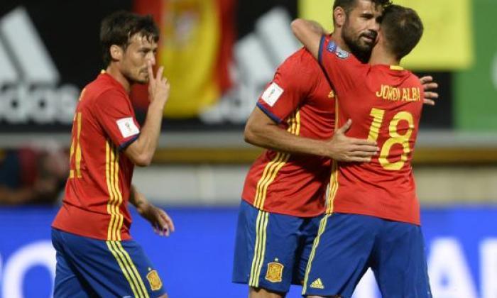 迭戈哥斯达：切尔西前锋网西班牙世界杯预选赛v列支敦士登 - 视频
