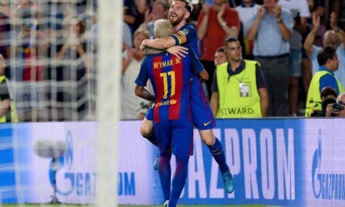 巴塞罗那7-0凯尔特人：Lionel Messi网记录第六冠军联赛帽子伎俩，因为篮球们在努特营地