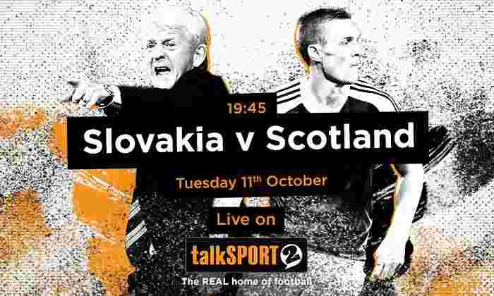 斯洛伐克v苏格兰直播和确认的阵容：世界杯资格赛2016年10月11日的覆盖范围