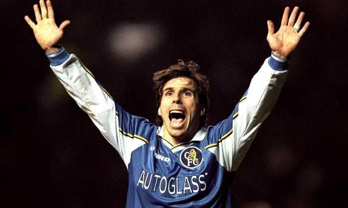 在这一天：1996年，切尔西标志Gianfranco Zola  - 在这里观看他令人难以置信的反动力学目标