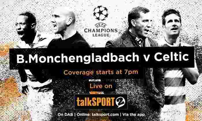 Borussia Monchengladbach V Celtic Live Stream和确认的团队新闻：2016年11月1日的冠军联赛报道