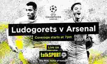 Ludogorets V Arsenal Live Stream和确认阵容：2016年11月1日的冠军联赛报道