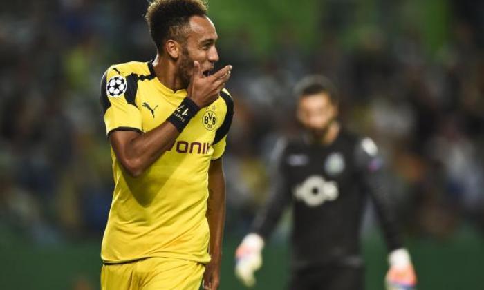 Borussia Dortmund暂停前锋Pierre-Emerick Aubameyang for Form Plicking Lisbon