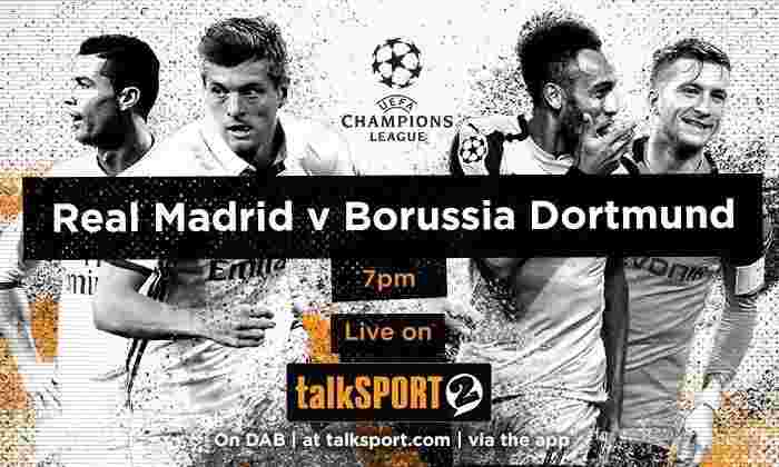 Real Madrid V Borussia Dortmund直播和确认的阵容：2016年12月7日的冠军联赛报道