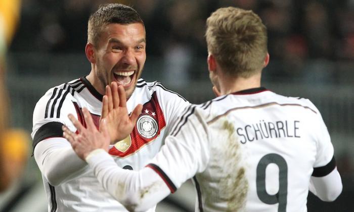 Lukas Podolski德国的分数 - 视频
