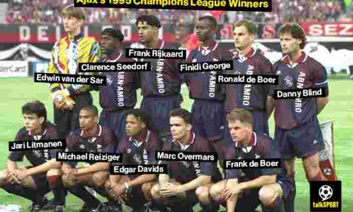 ajax记得：荷兰大师在1995年欧洲冠军联赛决赛中击败米兰