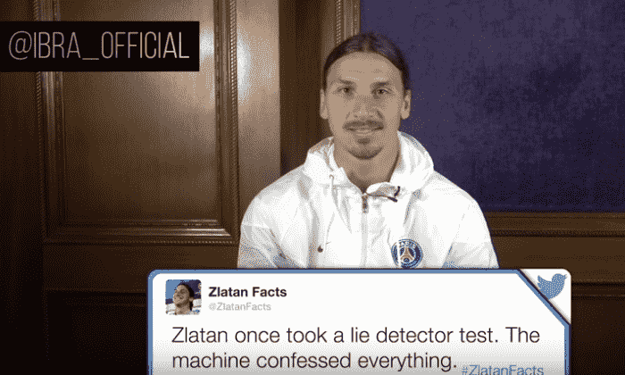 手表：邪教英雄易卜拉欣维奇读出热闹的“zlatan事实”