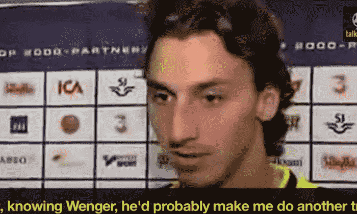Zlatan Ibrahimovic揭示了为什么他不会签署为曼联，阿森纳或斯托克*