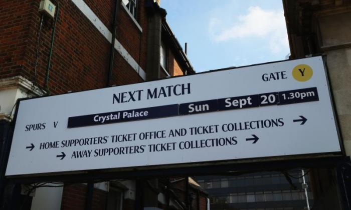 Tottenham Hotspur V水晶宫直播在2015年9月20日星期天的高级联赛橄榄球