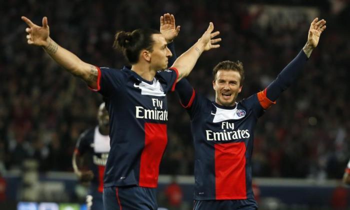 David Beckham希望前PSG队友Zlatan Ibrahimovic加入新的MLS特许经营权