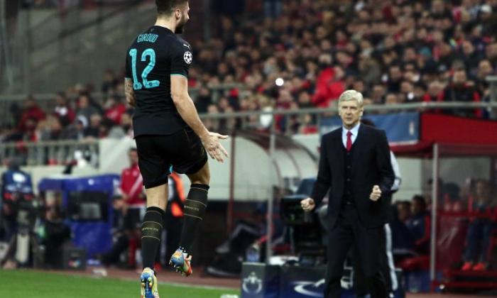Arsenal的Olivier Giroud是欧洲最好的罢工之一，索赔温格