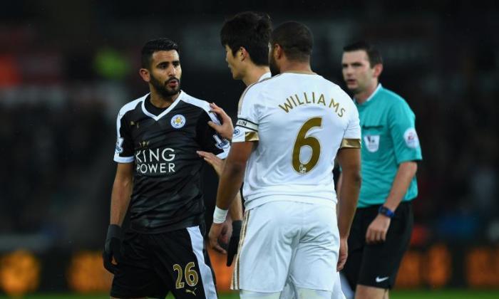 FA联系Swansea和Leicester用于Ashley Williams和Riyad Mahrez Clash账户