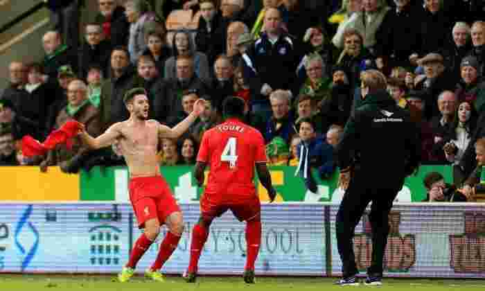 Norwich 4-5利物浦：亚当拉拉纳的最后喘气目标沉淀了Carrow Road Thriller