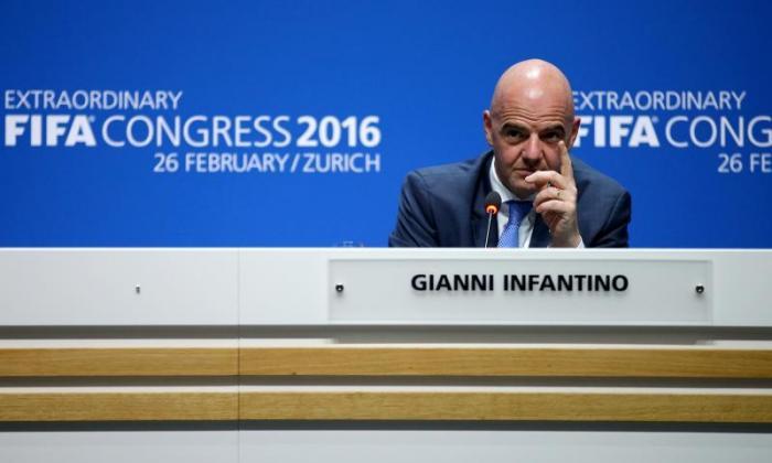 SEPP Bloder'快乐'新的FIFA总裁Gianni Infantino：我在圣诞节给了他提示