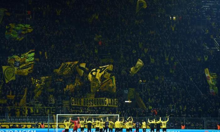 画廊：来自托特纳姆欧罗巴联赛的十个惊人的图像在Westfalenstadion的Borussia Dortmund击败了Borussia Dortmund
