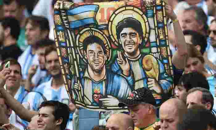 为什么Lionel Messi比Diego Maradona更好 - '即使在休息日，他也会让你喘不过气来'