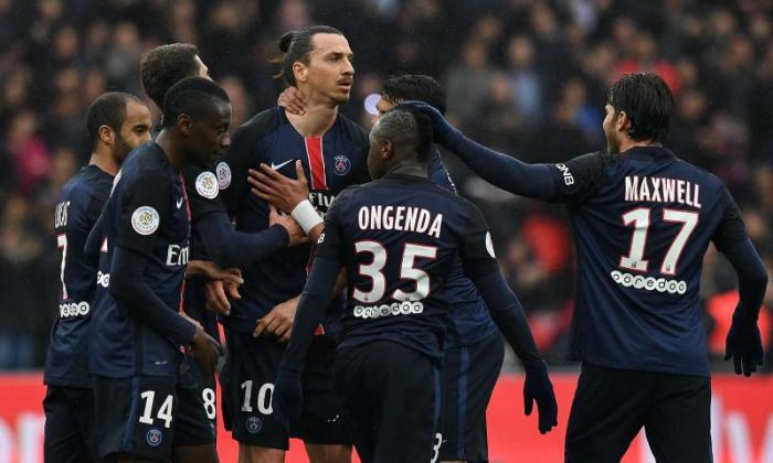 视频：Zlatan Ibrahimovic分数令人印象深刻的帽子诡计作为巴黎圣地雷曼Thrash OGC很好