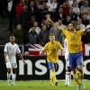 曼联签署Zlatan Ibrahimovic对瑞典V英国的惊人目标