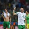 爱尔兰共和国罗比基恩队长罗比基恩宣布退休国际足球