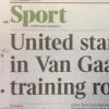 男子联合新闻：在利物浦比赛之前，粉丝对Van Gaal和玩家之间的萧条的报道作出反应