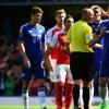 Chelsea Star Diego Costa因阿森纳的Laurent Koscielny的FA发生冲突而受到FA的暴力行为